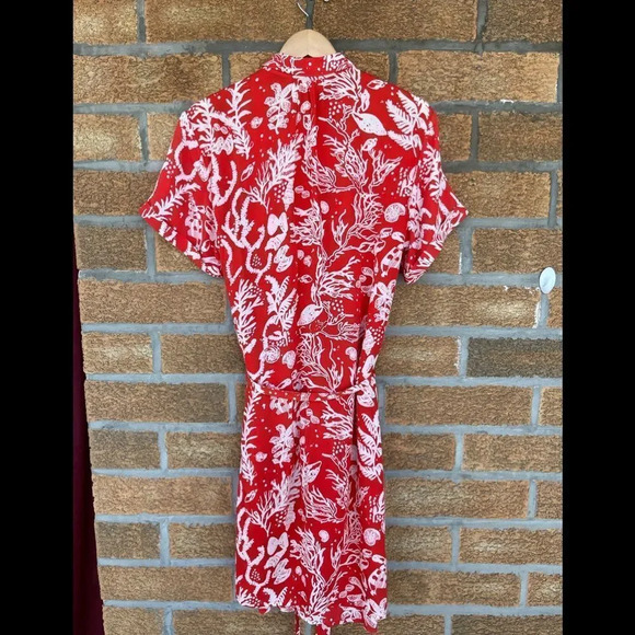 FABIENNE CHAPOT
Red Boyfriend Dress - Crazy Coral - Picture 13 of 16